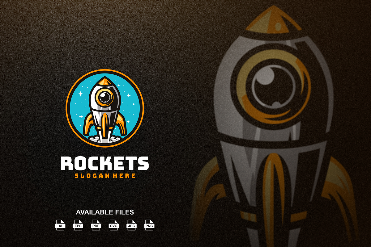 Rocket Logo, a Design Template by artchiles_design
