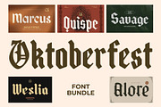 Oktoberfest Font Bundle, a Blackletter Font by Craft Supply Co. (Thumbnail 1 of 11)