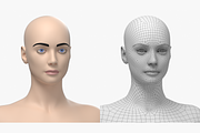 Natural Female 01 A-Pose Base Mesh, a Characters & Person 3D Model by VK Studio (Thumbnail 12 of 26)