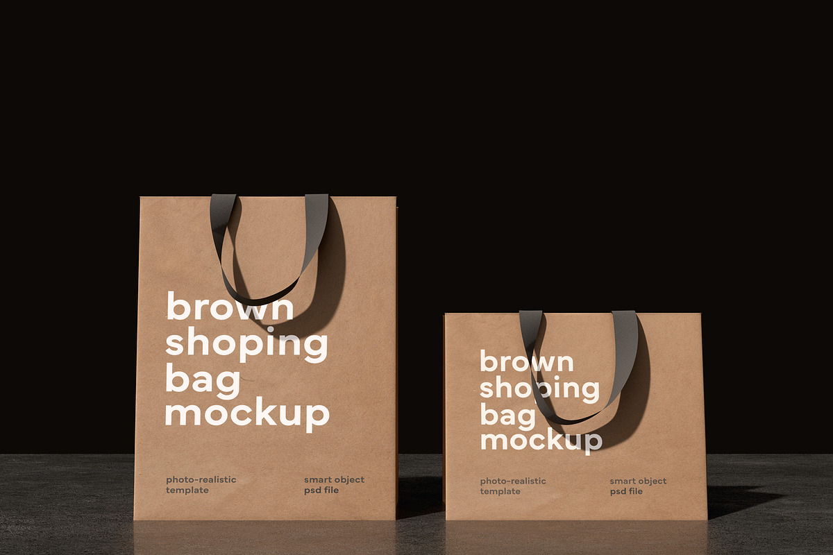 Shopping Bag Mockups, a Packaging Mockup by Graphicsfuel (Photo 5 of 21)