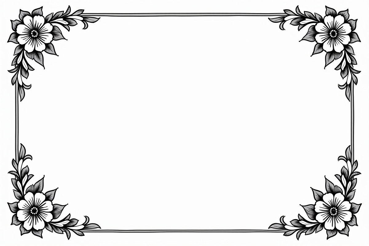 Floral Laser Cut Frame Bundle, an Illustration by Designs_River (Photo 3 of 9)