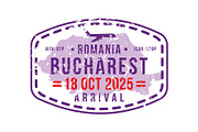 Passport Stamps & Travel Visa Signs, a Transportation Illustration by Kaushal Jangid (Thumbnail 18 of 28)