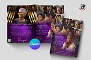 Elegant Canva Obituary Template, a Brochure Template by Protech Design ENT (Thumbnail 1 of 9)