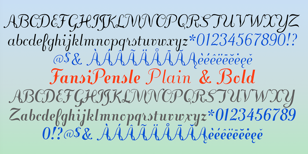 FansiPensle, a Script Font by Ingrimayne Type (Photo 6 of 6)