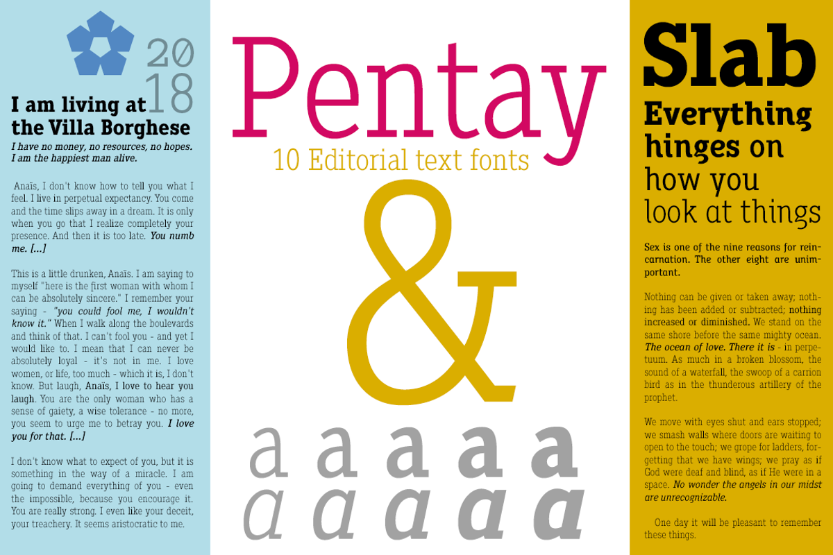 Pentay Slab -5 styles- 30% OFF preview 4