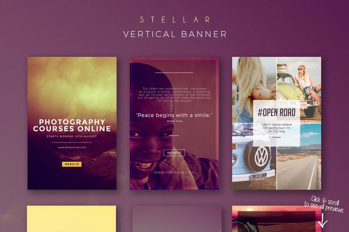 Stellar Social Media Banner Pack, a Templates & Theme by Graphicdome (Photo 10 of 14)
