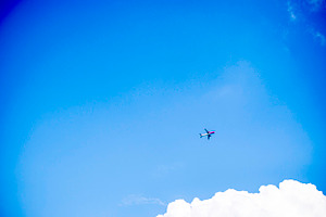 Plane going somewhere