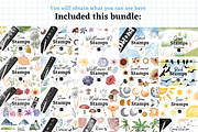 450+ NATURE PROCREATE STAMPS, a Brush Add-On by BeeRubby (Thumbnail 2 of 10)