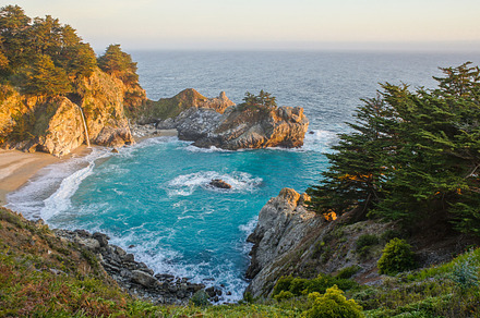 Julia Pfeiffer Sunset HDR, a Nature Photo by Graphic Wray