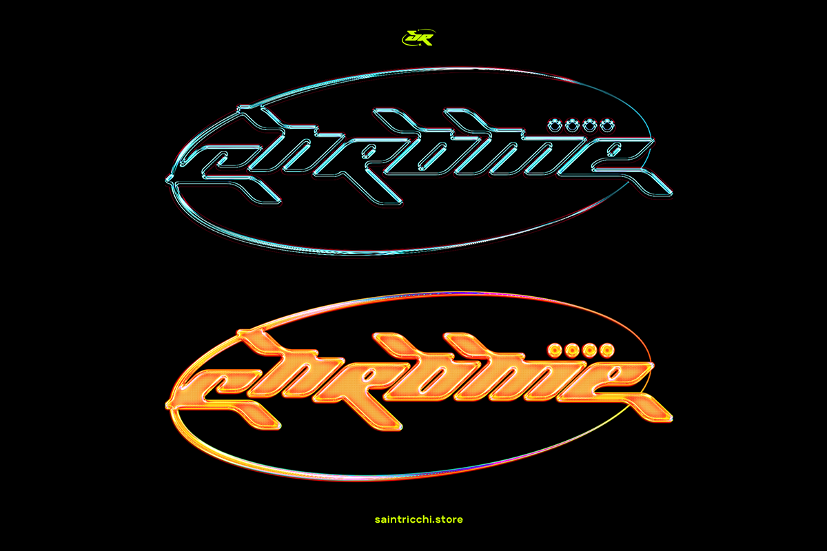 CHROME TEXT EFFECT, a Layer Style Add-On by saintricchi (Photo 2 of 4)