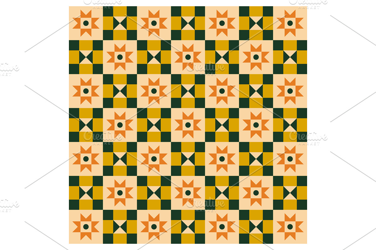 Flat Geometric Repeating Design, a Pattern Graphic by Creative Backgrounds (Photo 4 of 4)