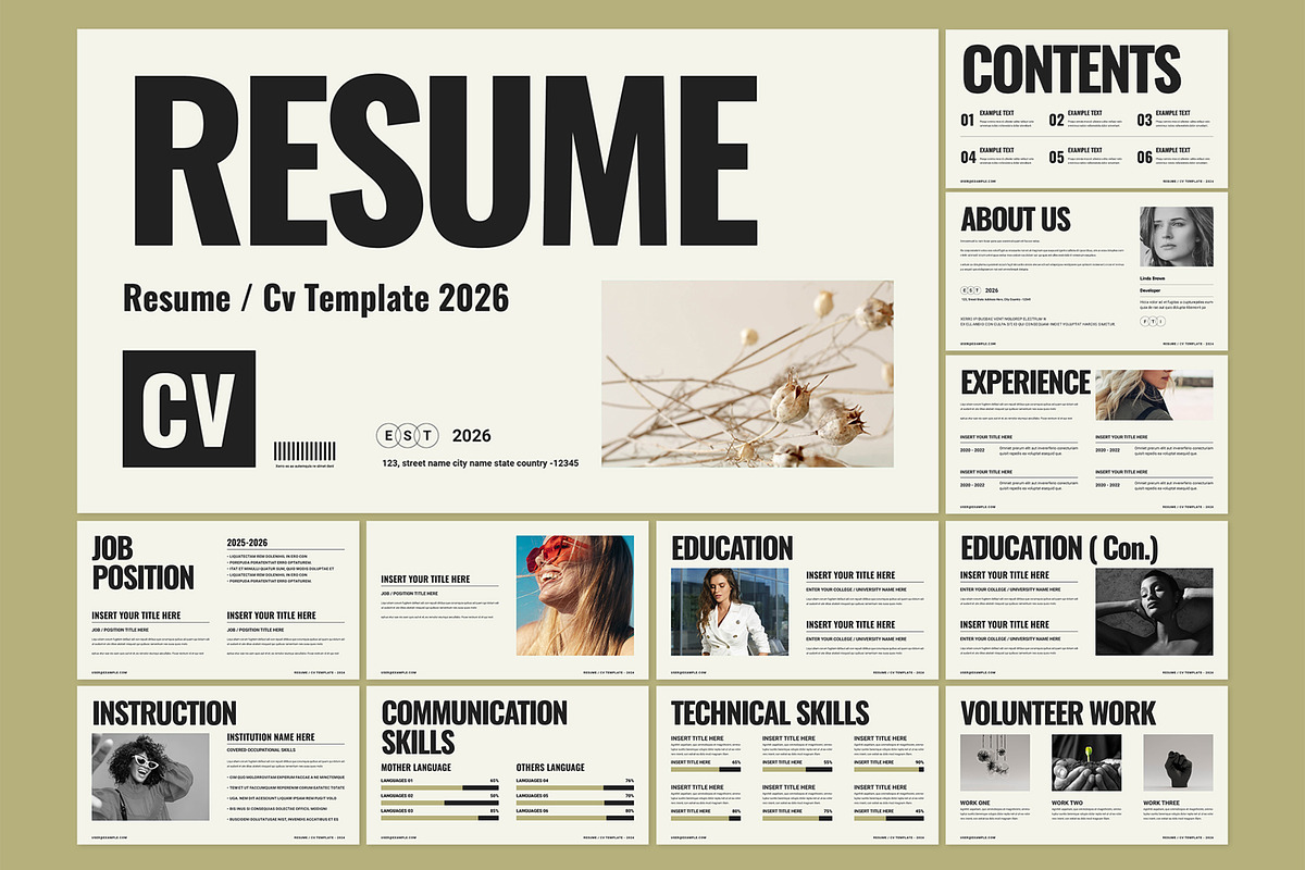Digital Resume Presentation, a Presentation Template by ContestDesign (Photo 1 of 5)