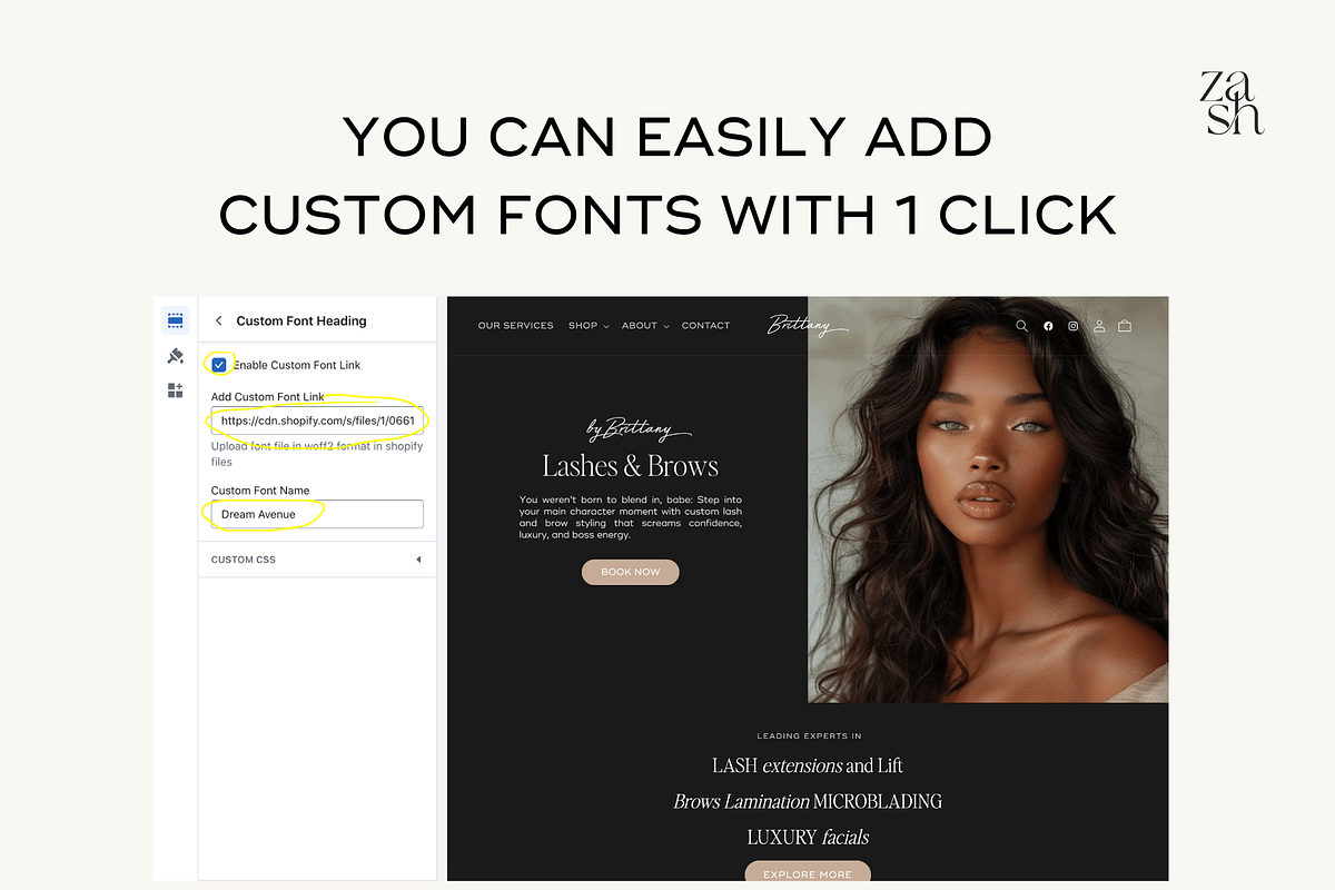 Brittany - Beauty Shopify Theme, a Shopify Template by Studio Zash (Photo 3 of 11)