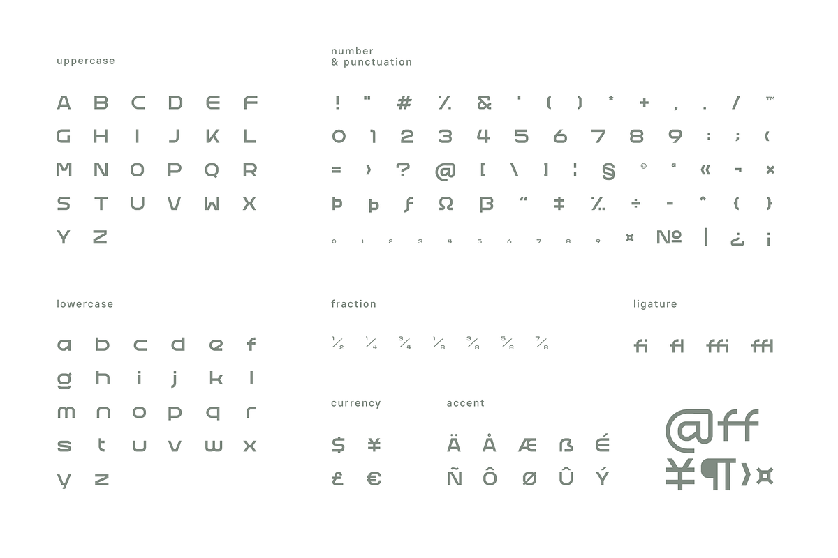 Hegsro Type Font Family, a Sans Serif Font by baqoos (Photo 8 of 9)