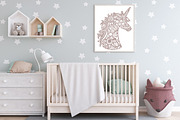 Unicorn Mandala SVG Bundle, an Illustration by OldMarket Designs (Thumbnail 4 of 6)