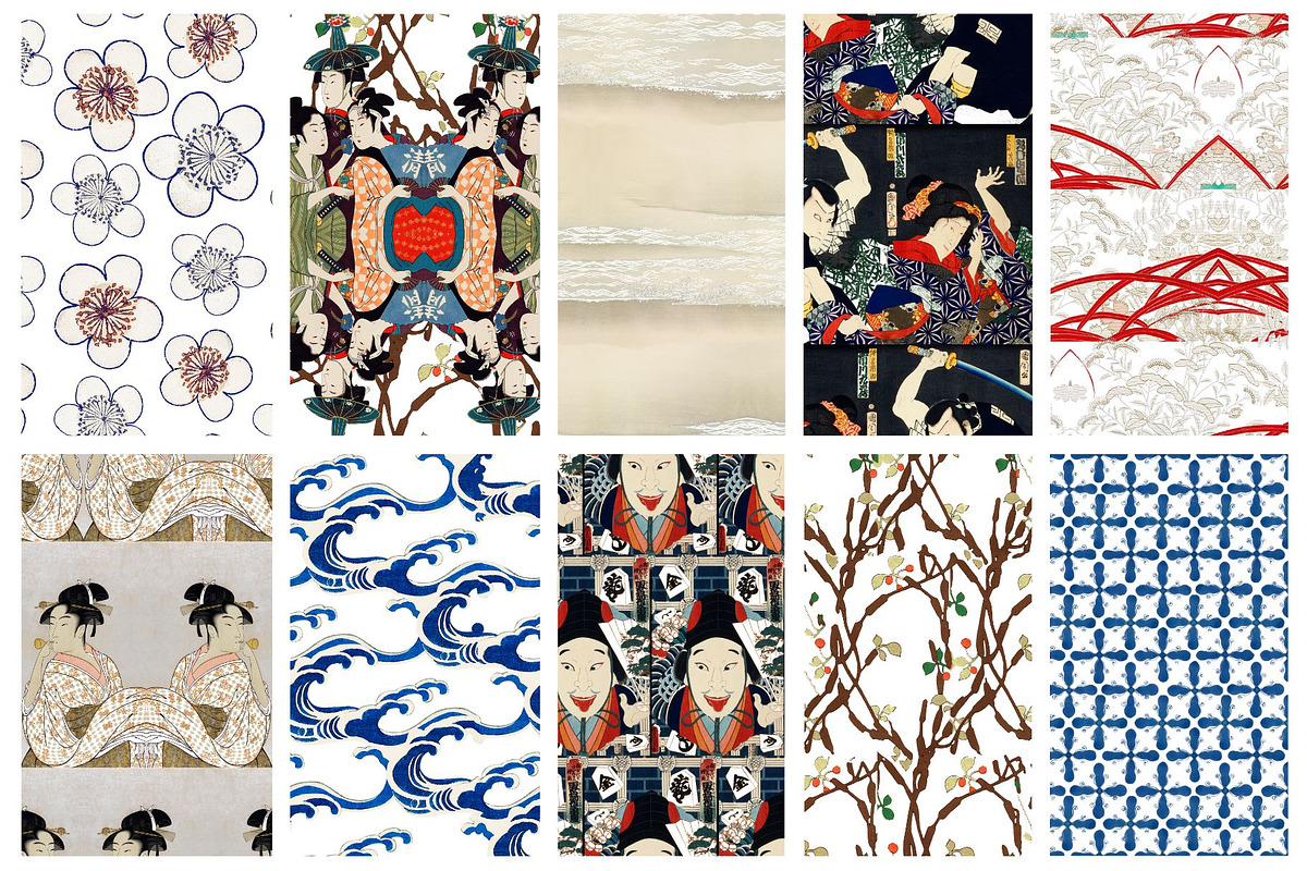 Vintage Japan Seamless Pattern 2, a Pattern Graphic by ARTOZEN DIGITAL (Photo 11 of 18)