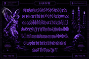 Vonire Bound Typeface, a Blackletter Font by alit design (Thumbnail 19 of 20)