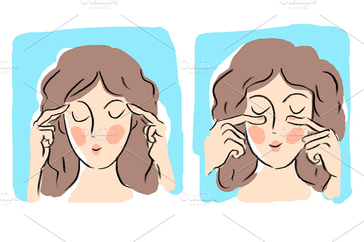 Beauty illustration Facial fitness, a Graphic by Melniklenart (Photo 2 of 3)