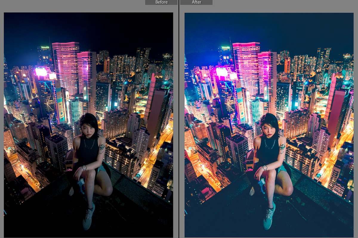 Night Photography Lightroom Preset, a Layer Style Add-On by GeorgeKhelashvili (Photo 9 of 9)