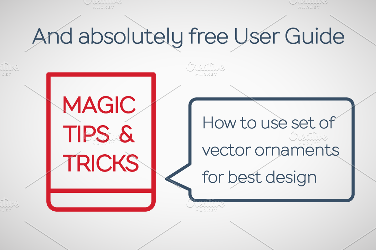 100 Editable Vector Ornaments preview 5
