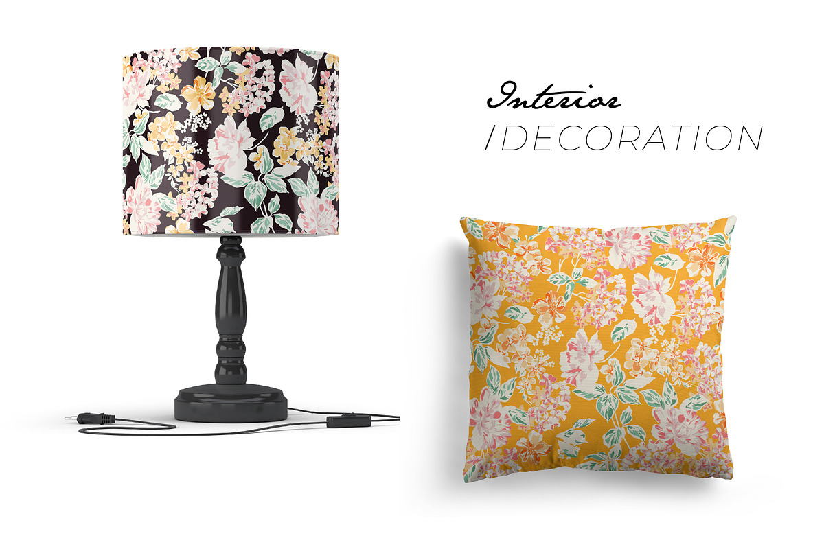 Watercolor Floral, Print Patterns, a Pattern Graphic by ASTUDIO (Photo 7 of 10)