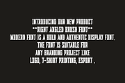 Right Angled Brush - Font, a Serif Font by artchiles_design (Thumbnail 3 of 5)