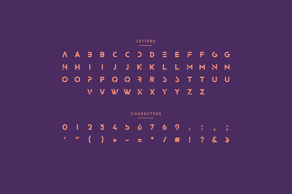 Preospe - Modern Futuristic Typeface, a Sans Serif Font by Letterna (Photo 3 of 4)