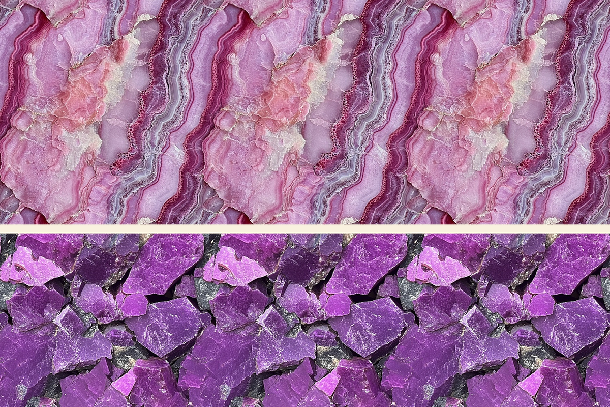 Cobalto Calcite Seamless Patterns, a Pattern Graphic by DigitaI Craft Corner (Photo 3 of 6)