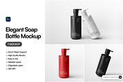 Elegant Soap Bottle Mockup, a Packaging Mockup by SLAB! Design (Thumbnail 1 of 10)