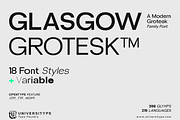 UT Glasgow Grotesk Family Font, a Sans Serif Font by Universitype (Thumbnail 1 of 7)