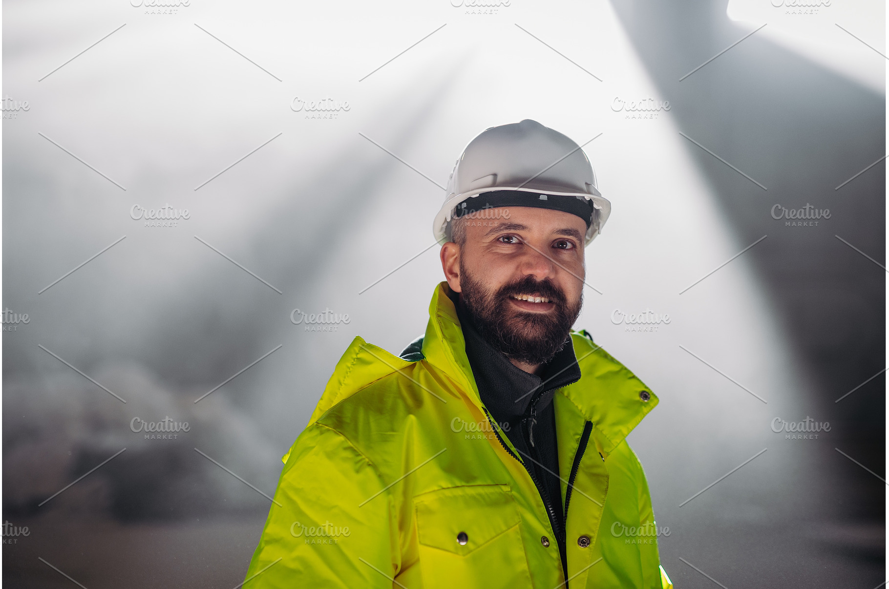 Portrait of construction foreman in, an Industrial Photo by HalfPoint