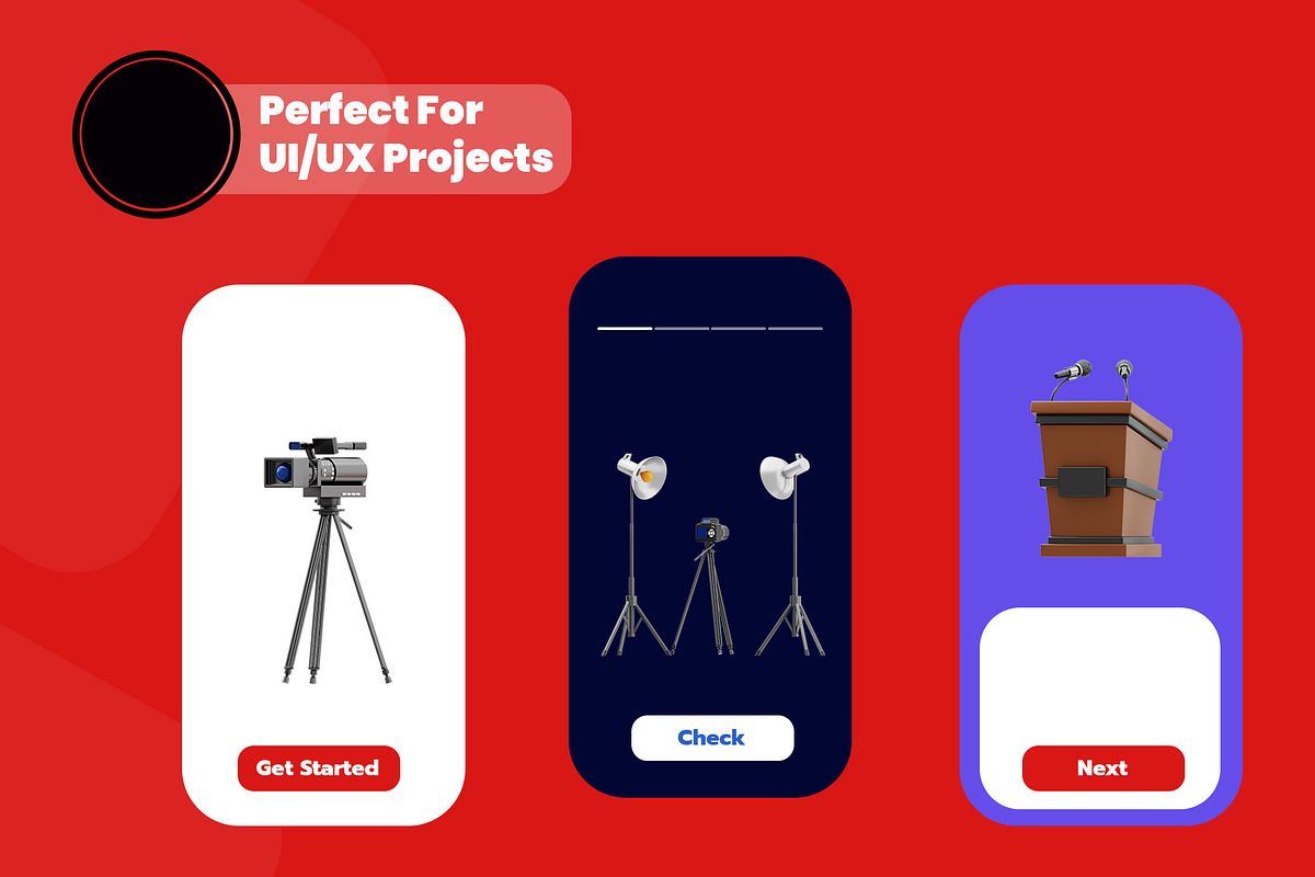 Journalism 3D Icon Pack, a 3D by novia99design (Photo 3 of 6)