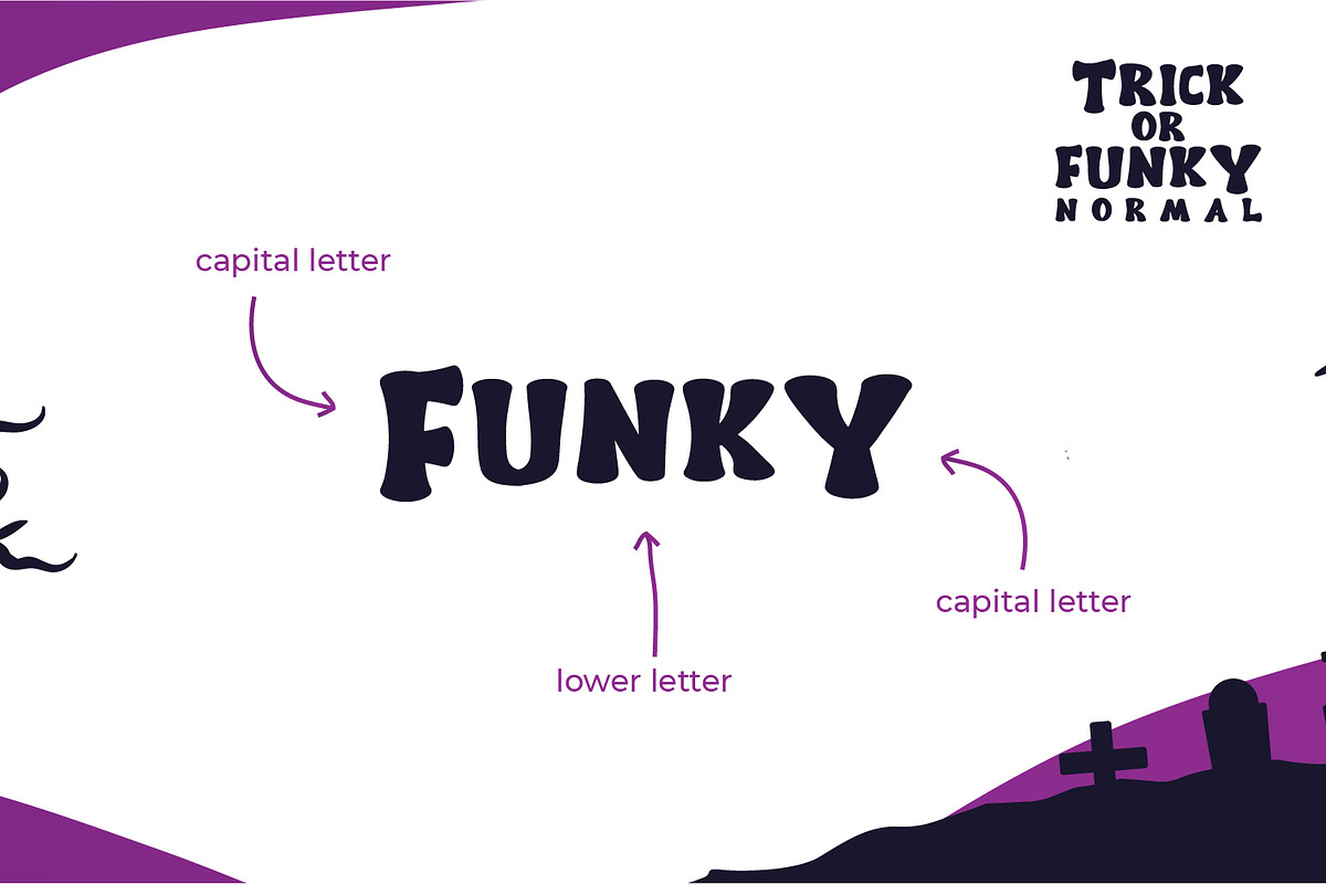 Tricky or Funky Halloween Theme, a Handwritten Font by TrimStudio (Photo 2 of 12)