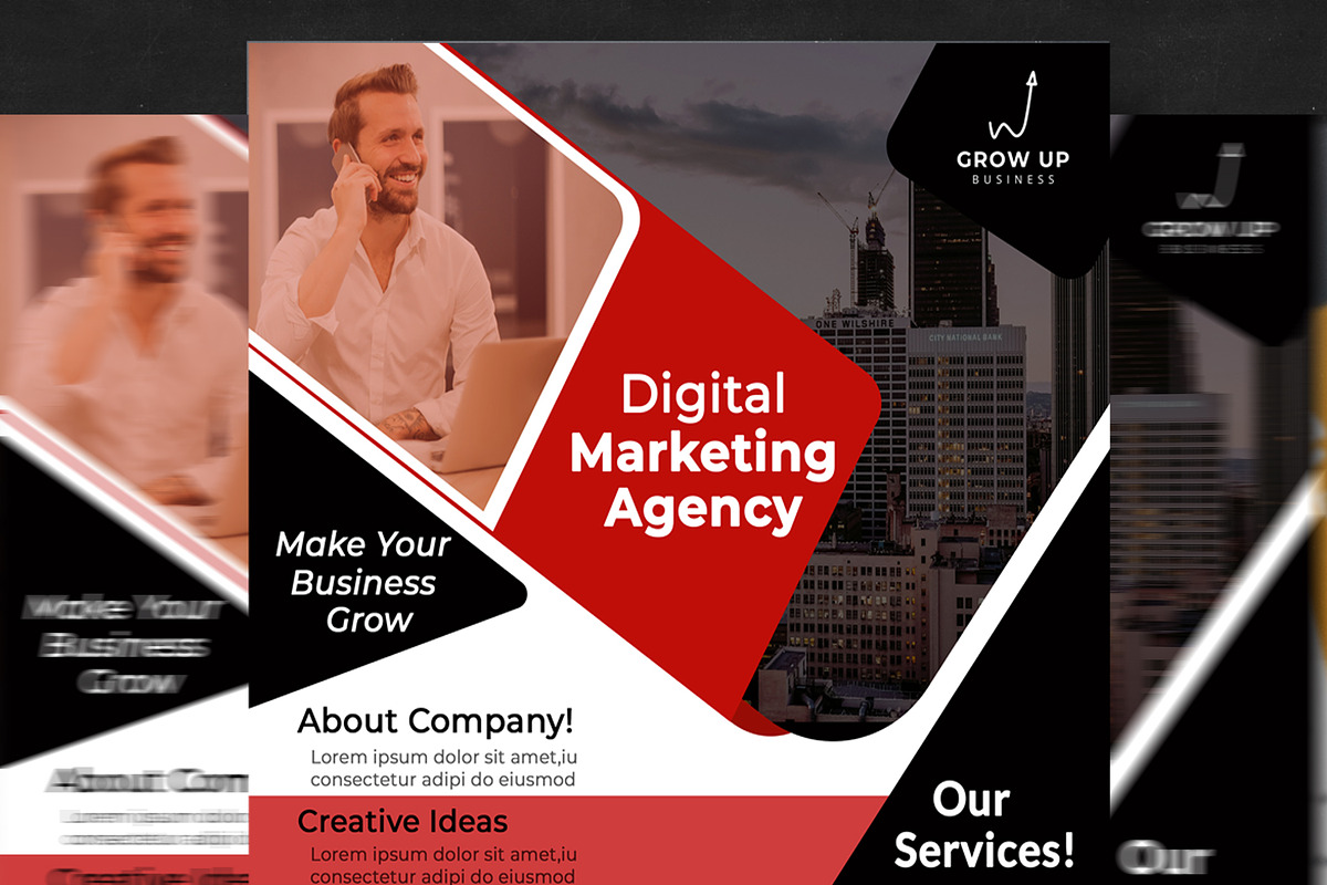 MARKETING AGENCY FLYER, a Graphic by mdnayeems (Photo 2 of 3)