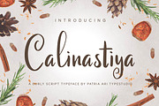 Calinastiya - Fun Handwritten Fonts, a Script Font by Patria Ari (P4tcreativa) (Thumbnail 1 of 10)