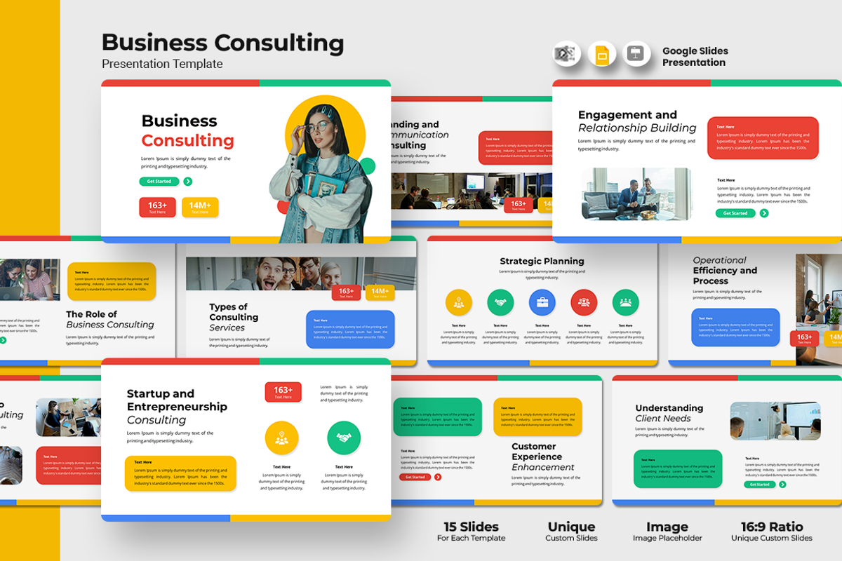 Business Consulting - Google Slides, a Presentation Template by Iqsiart Studio (Photo 1 of 3)