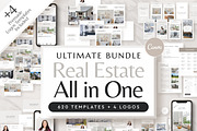 Bundle for Real Estate Marketing, a Social Media Template by Modo Design Studio (Thumbnail 1 of 9)