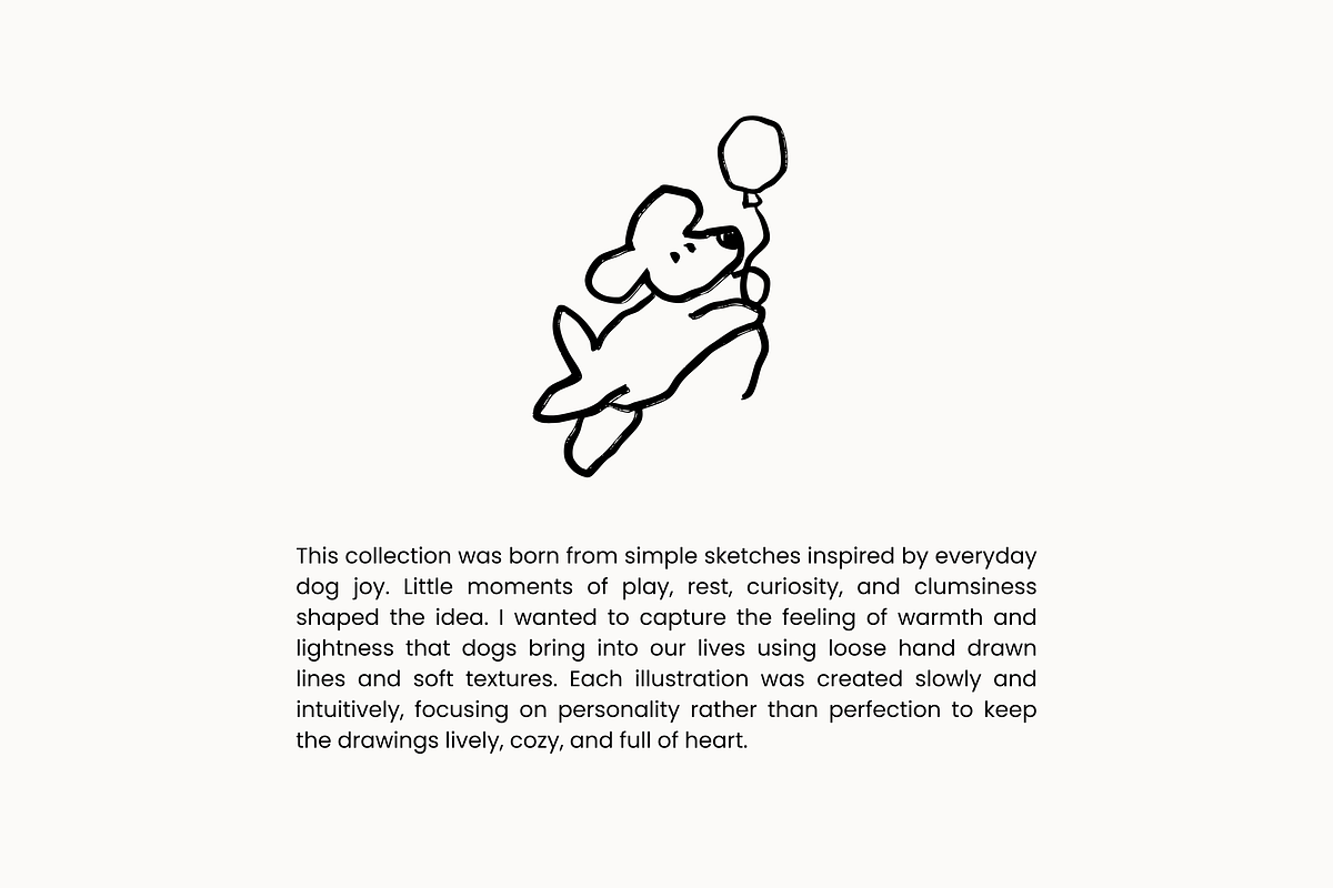 DOGS: Naive Vector Dog Illustrations, an Animal Illustration by Veyla (Photo 2 of 11)