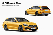 Station Wagon Mockup 4, a Product Mockup by Mockupix (Thumbnail 7 of 12)