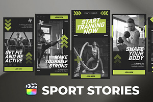 Sport Stories for Final Cut Pro, a Templates & Theme by iamkoltunov