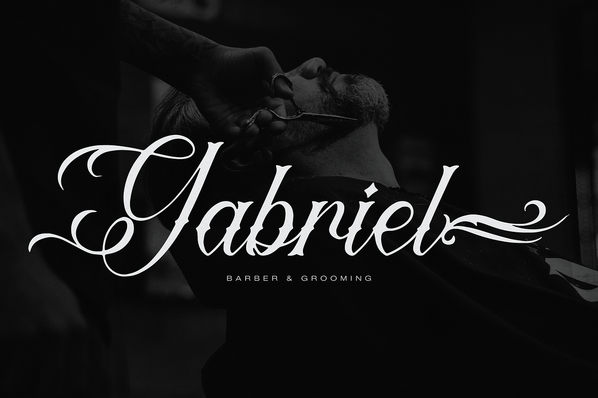 Royal Veins | Tattoo Script, a Blackletter Font by Denustudios (Photo 4 of 12)