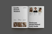 Simple Dental Clinic Brochure, a Brochure Template by Neermana (Thumbnail 4 of 10)