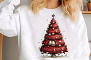 Whimsical Christmas Tree Clipart, an Illustration by SinaCreation (Thumbnail 4 of 7)