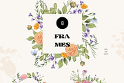 SPRING watercolor floral set, a Decorative Illustration by Yuliia Lashevska (Thumbnail 11 of 14)