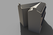 Neoclassic Corner Facade, an Architecture 3D Model by happy brush (Thumbnail 4 of 7)