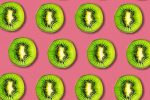 Kiwi fruit slices pattern, a Food & Drink Photo by BOOCYS