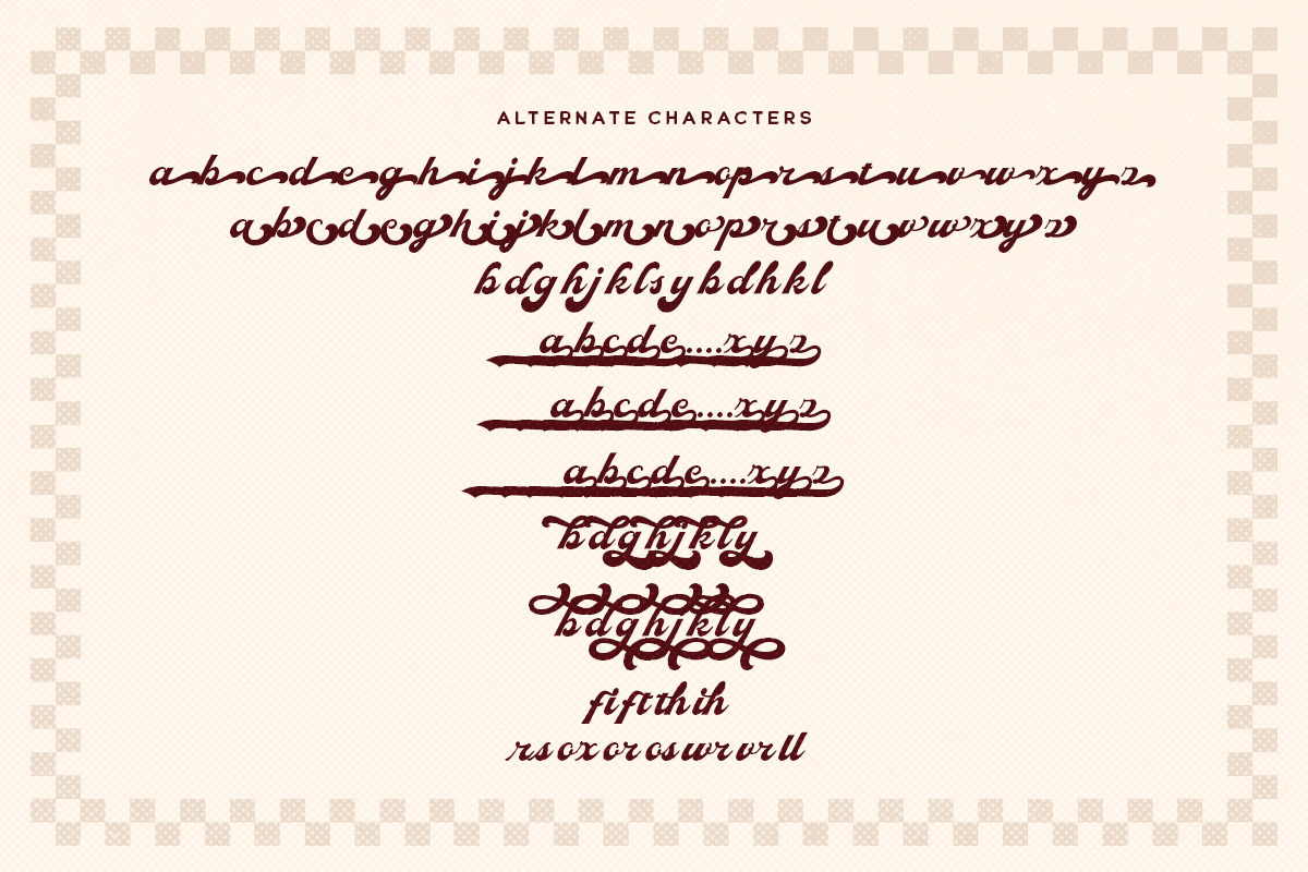 Midesto - Versatile Script, a Script Font by Letterhend Studio (Photo 10 of 10)