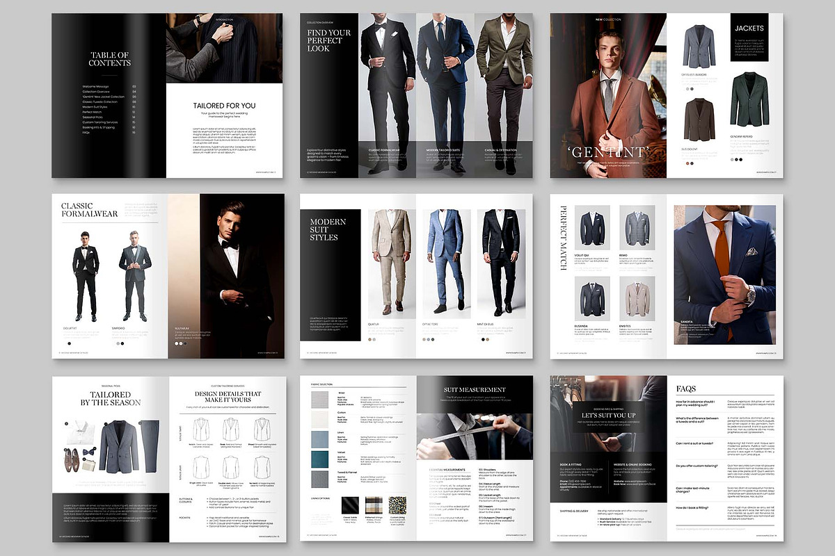 Menswear Catalog Template, a Brochure Template by BrandPacks (Photo 2 of 5)