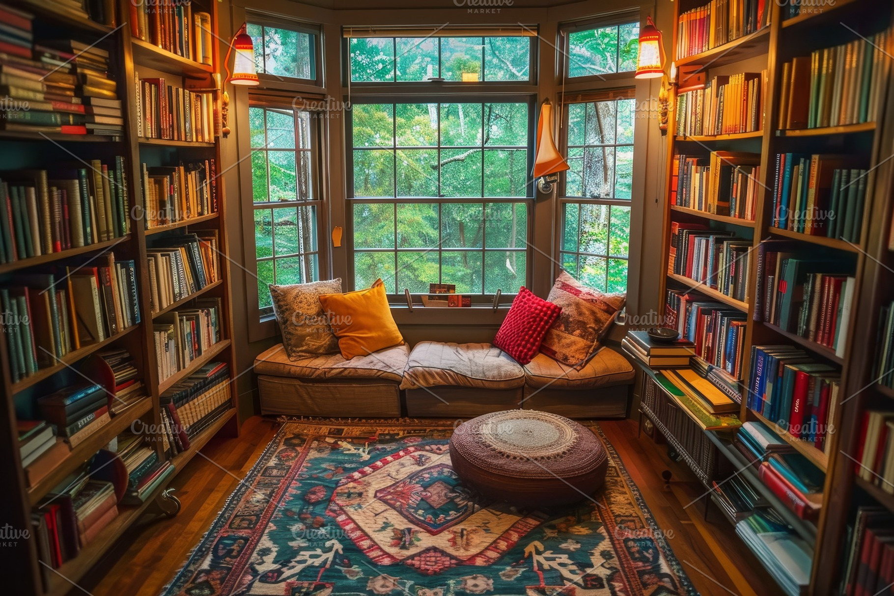 A room packed with numerous books wi, a Photo by Iftikhar Alam
