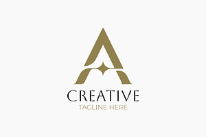 Creative Letter A Logo Star Diamond, a Branding & Logo Template by Signatoro